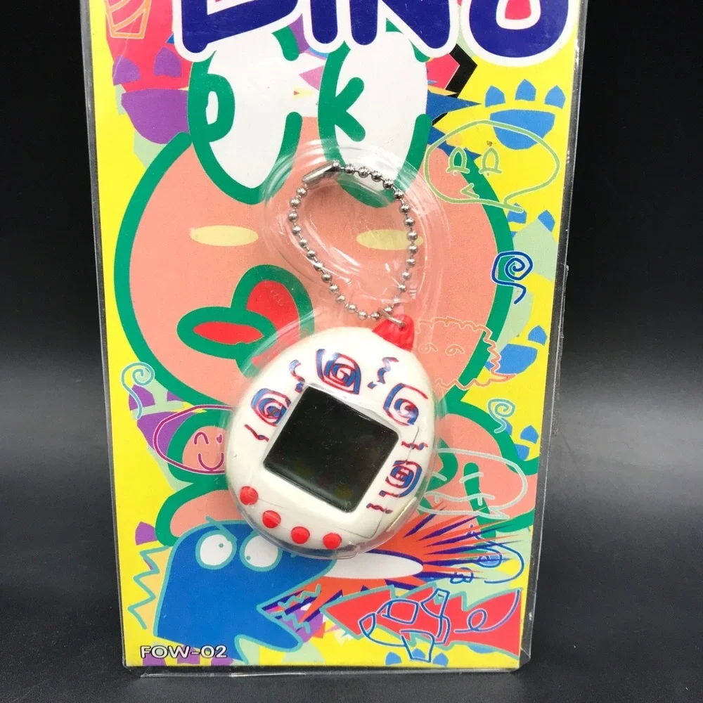 Mr. Dino Handheld Personal Pet Electronic Game (FOW-02, White) - NEW